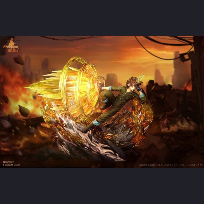 Freedom Studio - Tsunayoshi Sawada (X BURNER) - HITMAN REBORN!