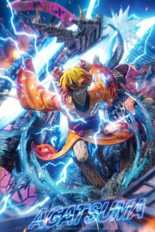 Focus Studio - Zenitsu Agatsuma - Demon Slayer: Kimetsu no Yaiba