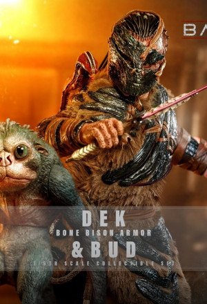 Hot Toys - Dek (Bone Bison Armor) & Bud - Predator: Badlands 