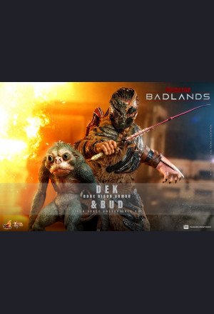 Hot Toys - Dek (Bone Bison Armor) & Bud - Predator: Badlands 