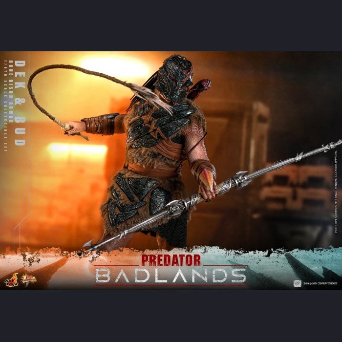 Hot Toys - Dek (Bone Bison Armor) & Bud - Predator: Badlands 