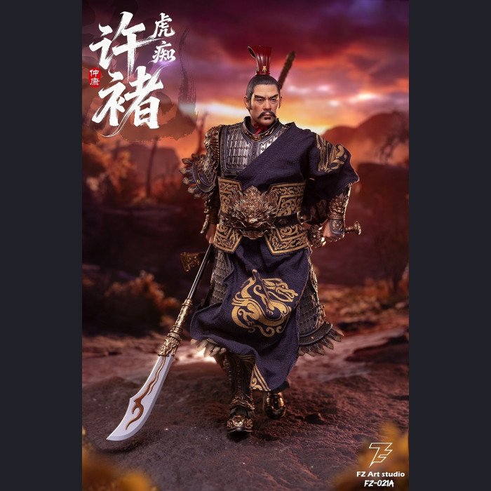 FZ Art Studio - Xu Chu (Xu Zhongkang), the Tiger Fool - Legend of Mighty Generals - Wei Faction