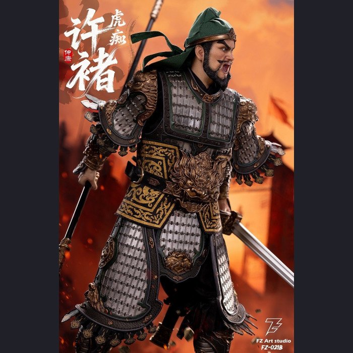 FZ Art Studio - Xu Chu (Xu Zhongkang), the Tiger Fool - Legend of Mighty Generals - Wei Faction