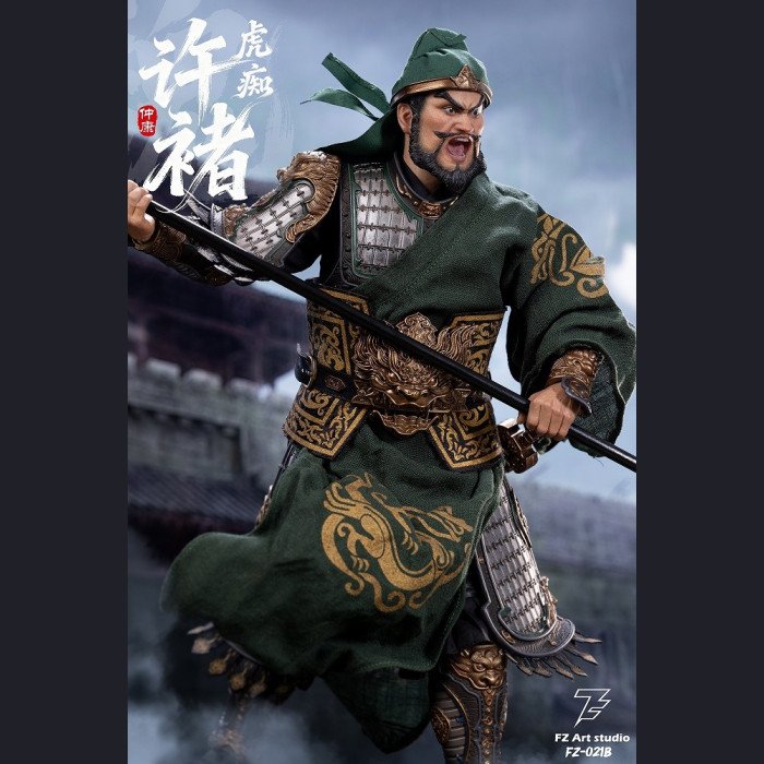 FZ Art Studio - Xu Chu (Xu Zhongkang), the Tiger Fool - Legend of Mighty Generals - Wei Faction