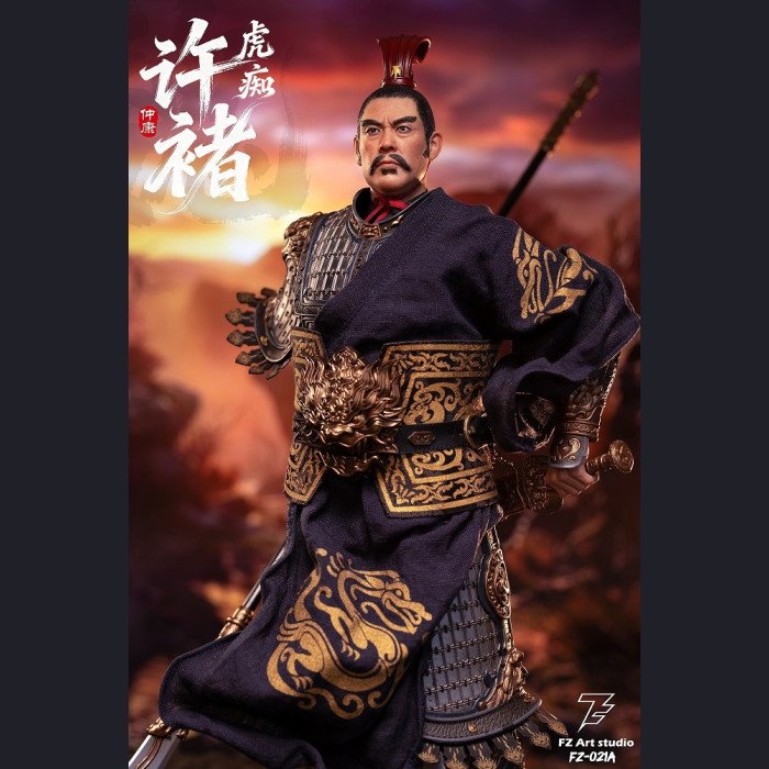 FZ Art Studio - Xu Chu (Xu Zhongkang), the Tiger Fool - Legend of Mighty Generals - Wei Faction