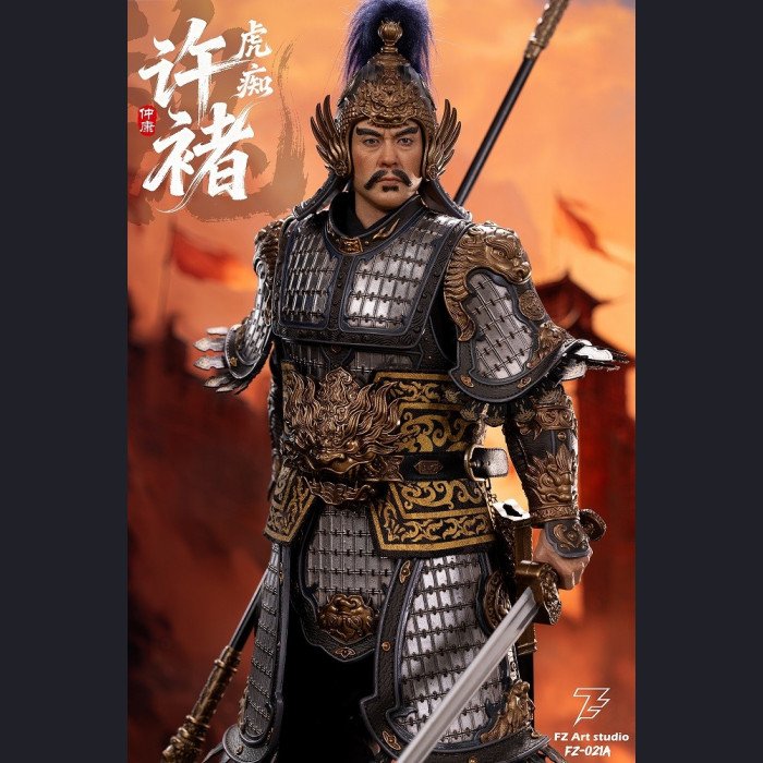 FZ Art Studio - Xu Chu (Xu Zhongkang), the Tiger Fool - Legend of Mighty Generals - Wei Faction