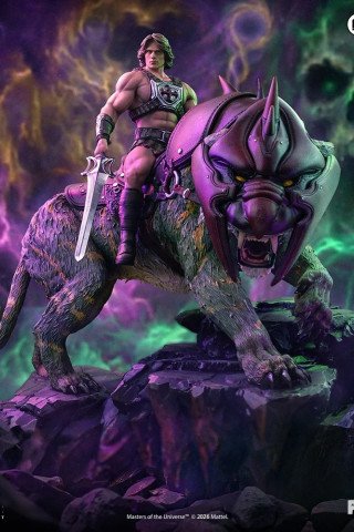 Iron Studios - He-Man & Battle Cat - Masters of the Universe