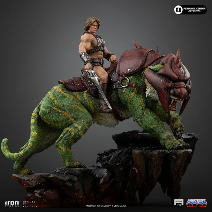 Iron Studios - He-Man & Battle Cat - Masters of the Universe