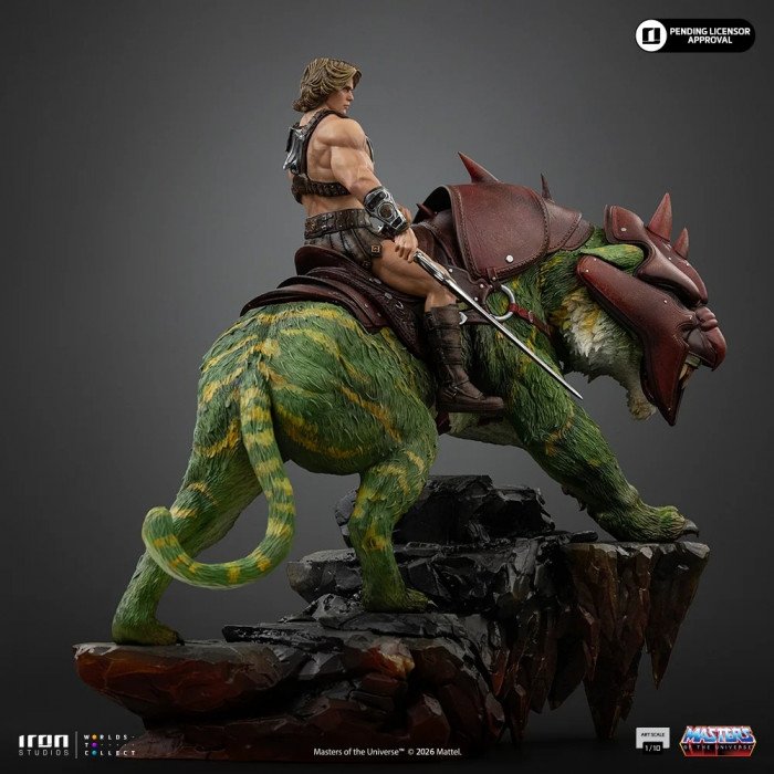 Iron Studios - He-Man & Battle Cat - Masters of the Universe