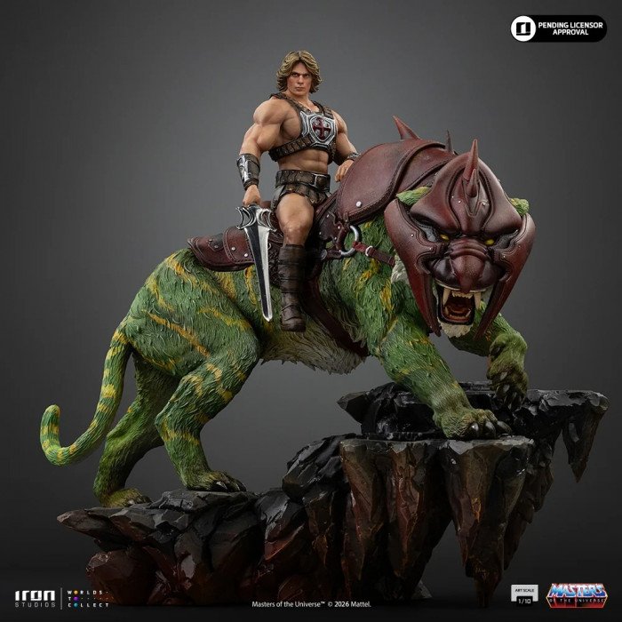 Iron Studios - He-Man & Battle Cat - Masters of the Universe