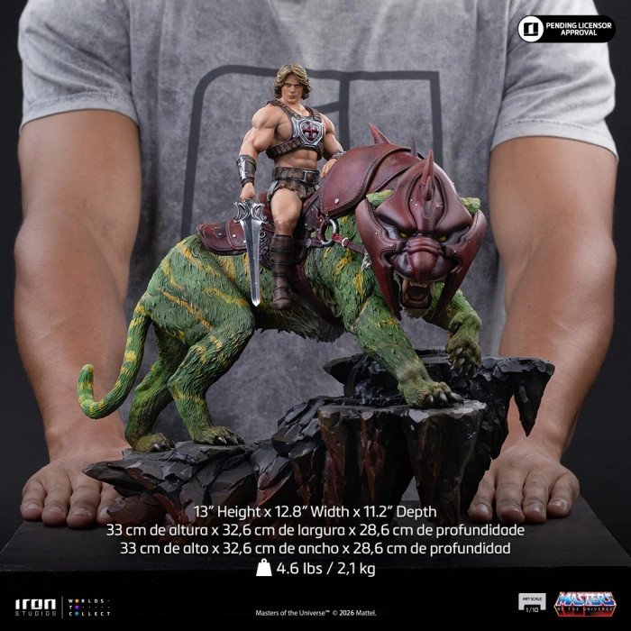 Iron Studios - He-Man & Battle Cat - Masters of the Universe