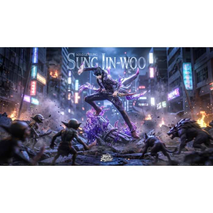 Black Panther Studio - Sung Jin-Woo&Cha Hae-In - Solo Leveling