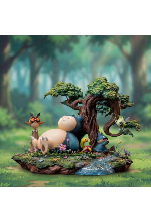 Poke Studio - Sleeping Snorlax - Pokémon