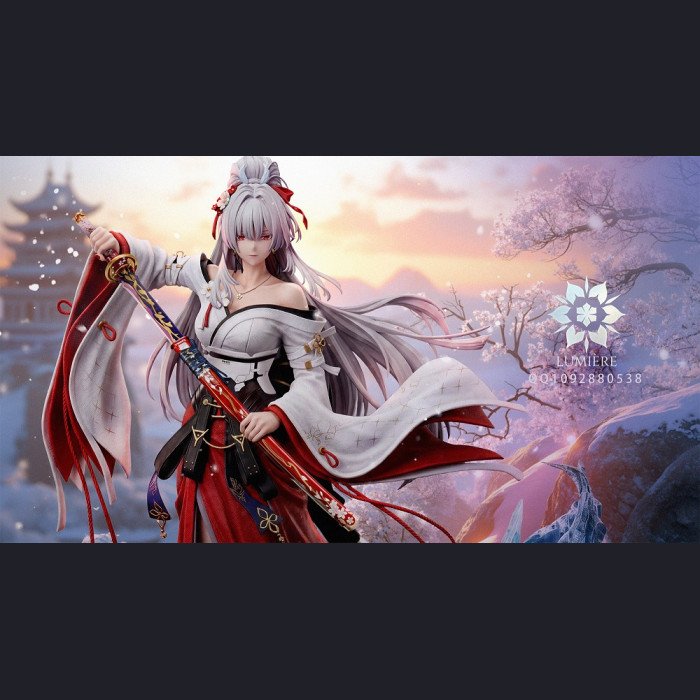 LUMIERE Studio - White Hair Shrine Maiden
