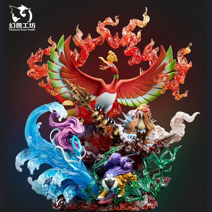 Phantom Beast Studio - Ho-Oh&Raikou&Entei&Suicune - Pocket Monsters