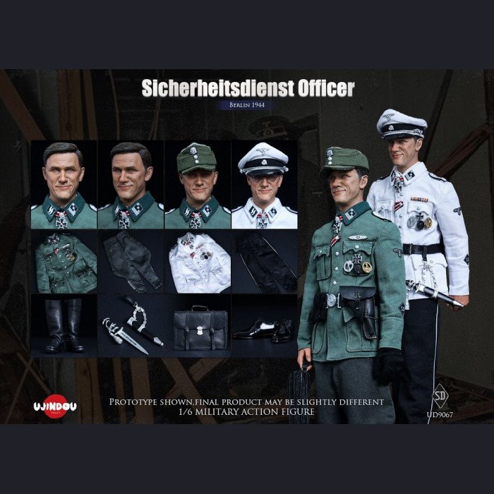 UJINDOU - Sicherheitsdienst (SD) Officer - World War II (WWII) Historical Figure
