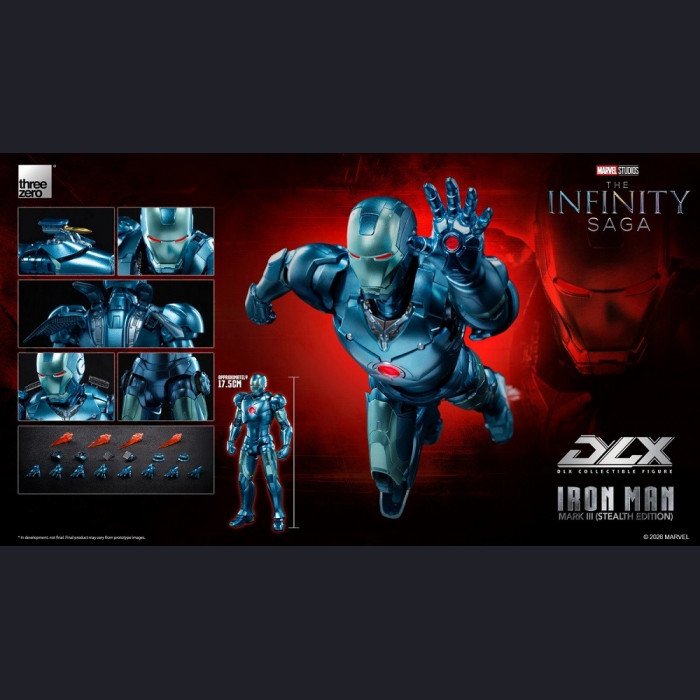 Threezero - Iron Man Mark 3 Stealth Version - Marvel Iron Man