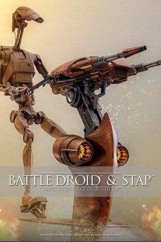 Hot Toys - Battle Droid & STAP - Star Wars Episode I: The Phantom Menace