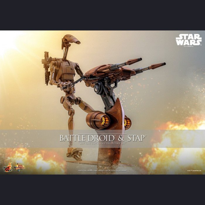 Hot Toys - Battle Droid & STAP - Star Wars Episode I: The Phantom Menace