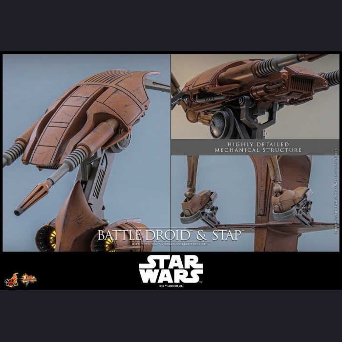 Hot Toys - Battle Droid & STAP - Star Wars Episode I: The Phantom Menace