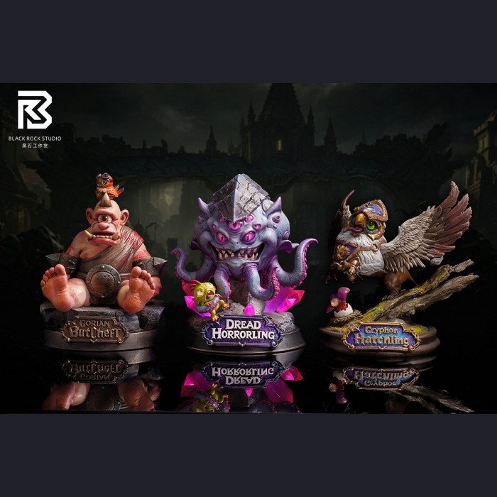 Black Rock Studio - 3 Figures - Custom Chibi Creature Series