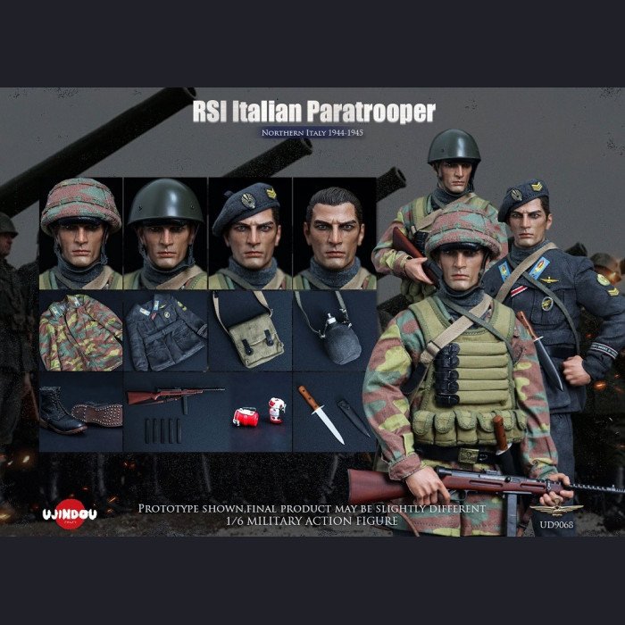 UJINDOU - RSI Paratrooper, Northern Italy 1944-1945 - WWII Military Series 