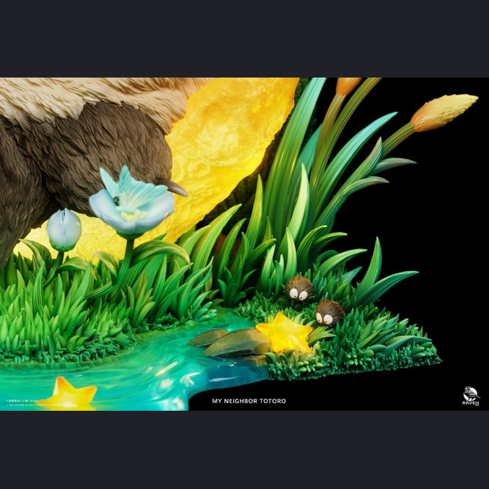 Raven Studio - Totoro - My Neighbor Totoro Under Starry Sky
