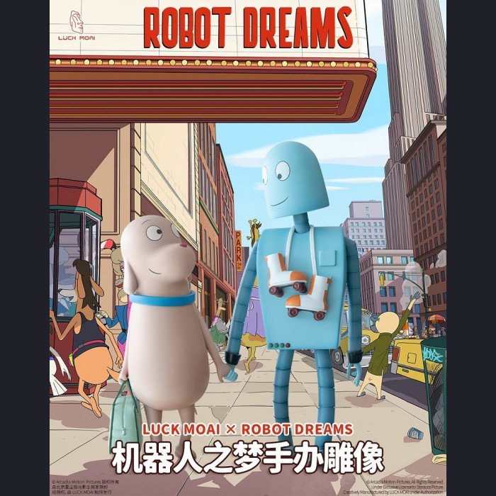 LUCK MOAI × Robot Dreams - Dog & Robot(Large Version) - Robot Dreams