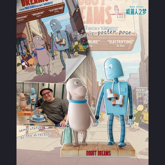 LUCK MOAI × Robot Dreams - Dog & Robot(Large Version) - Robot Dreams