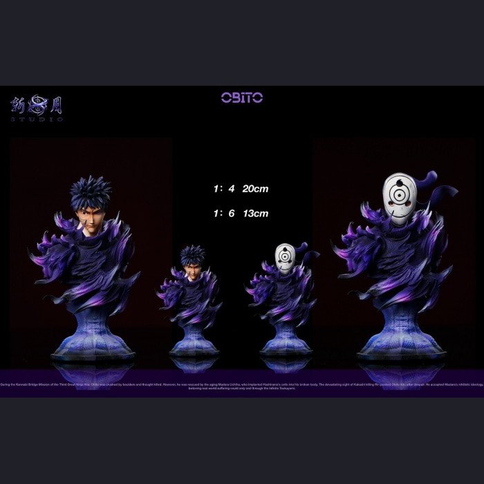 Zhan Yue Studio - Obito Uchiha - White Mask Kamui - Naruto