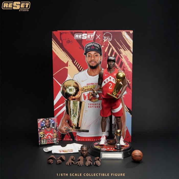 ResetStudio - Kawhi Leonard - Raptors Championship Kawhi Leonard Double Head Sculpt Edition