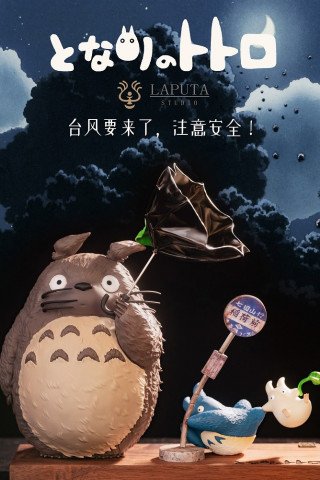 LAPUTA-studio - Totoro - My Neighbor Totoro Art Ornament