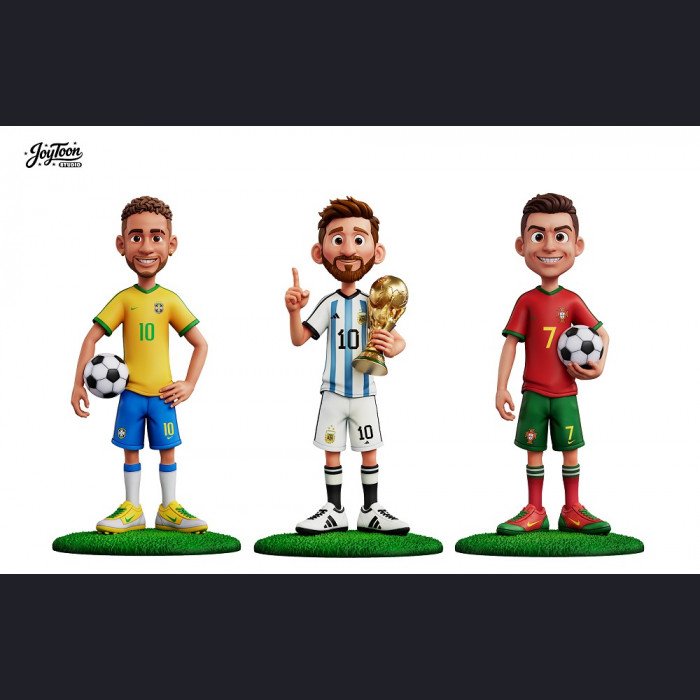 Joy Toon studio - Messi&Cristiano Ronaldo&Neymar - World Cup Final Dance