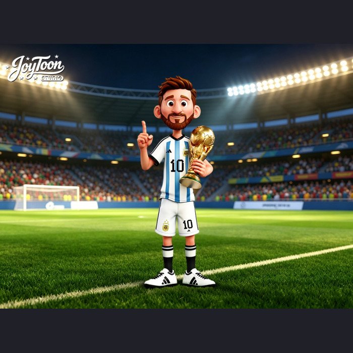 Joy Toon studio - Messi&Cristiano Ronaldo&Neymar - World Cup Final Dance
