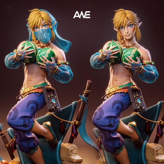 ANE Studio - Link - The Legend of Zelda Gerudo Outfit Link Statue