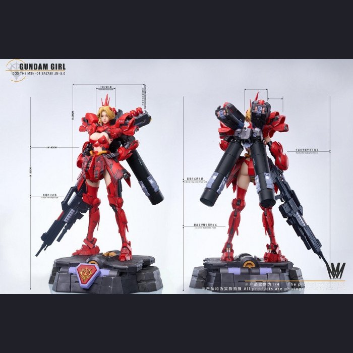 MAX MILK STUDIOS - The Sazabi Gundam Girl - Machine Girl Series Vol.5 - Sazabi Girl JN5.0