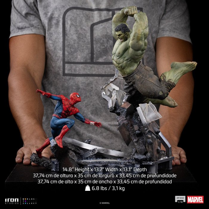 Iron Studios - Spider-Man&Hulk - Marvel