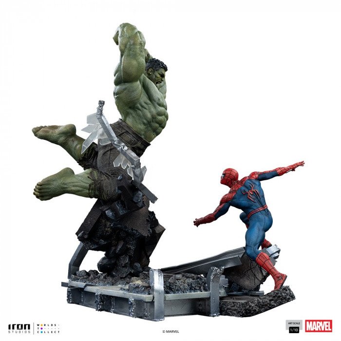 Iron Studios - Spider-Man&Hulk - Marvel