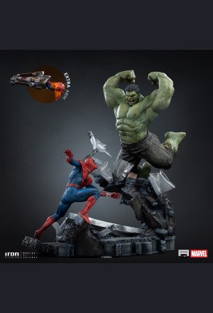 Iron Studios - Spider-Man&Hulk - Marvel