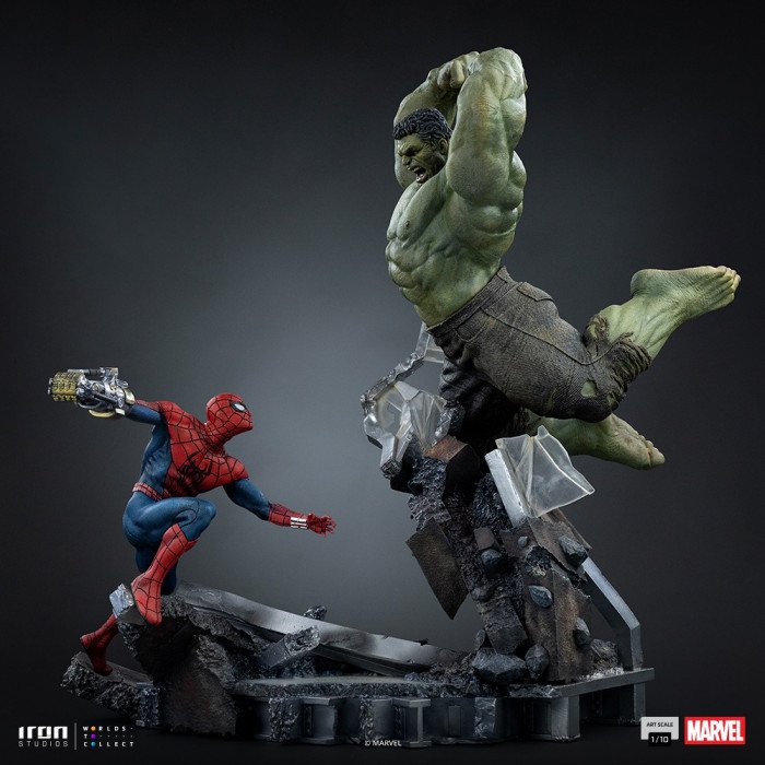 Iron Studios - Spider-Man&Hulk - Marvel