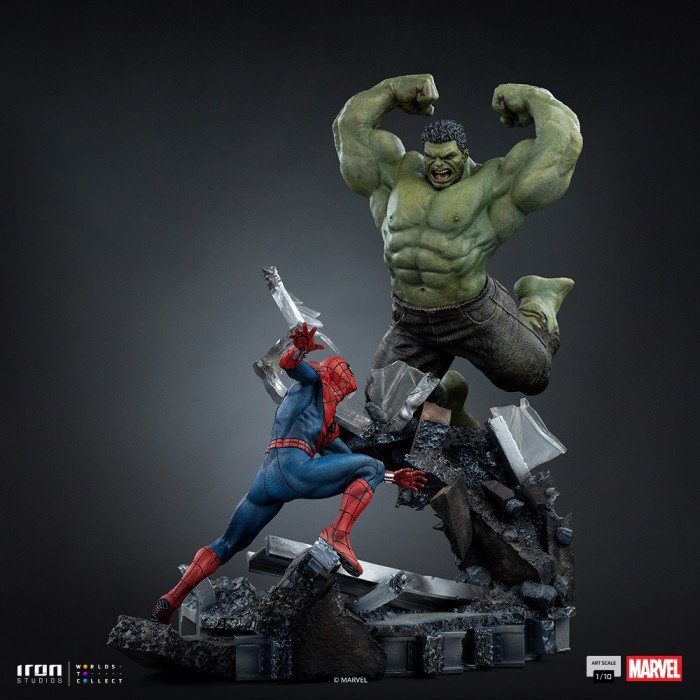 Iron Studios - Spider-Man&Hulk - Marvel