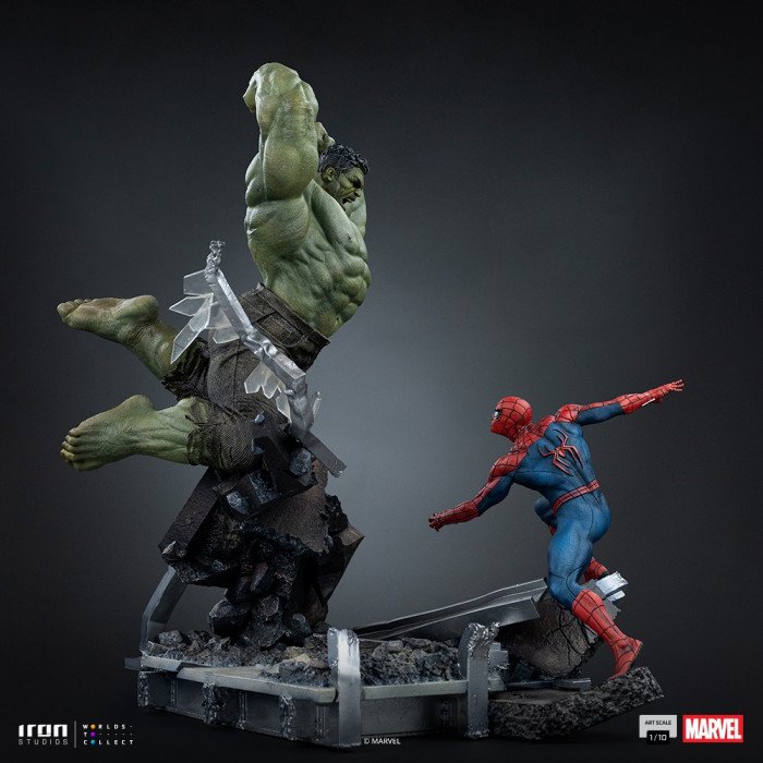 Iron Studios - Spider-Man&Hulk - Marvel