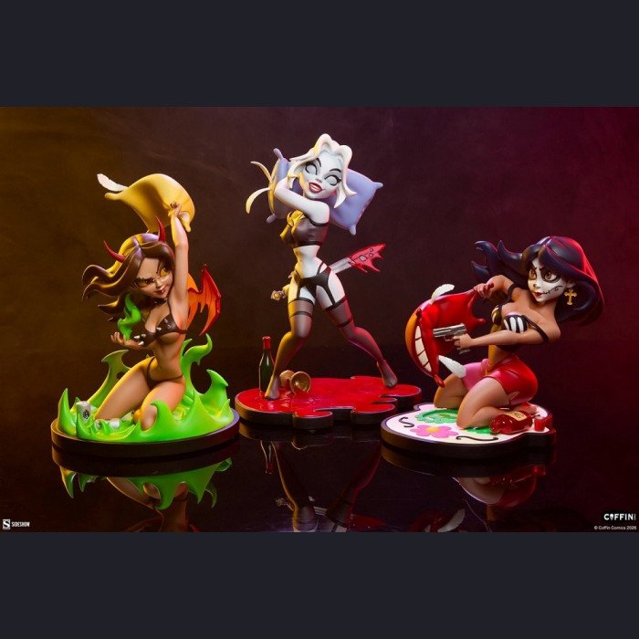 Sideshow - Lady Death&Hellwitch&La Muerta - Coffin Comics