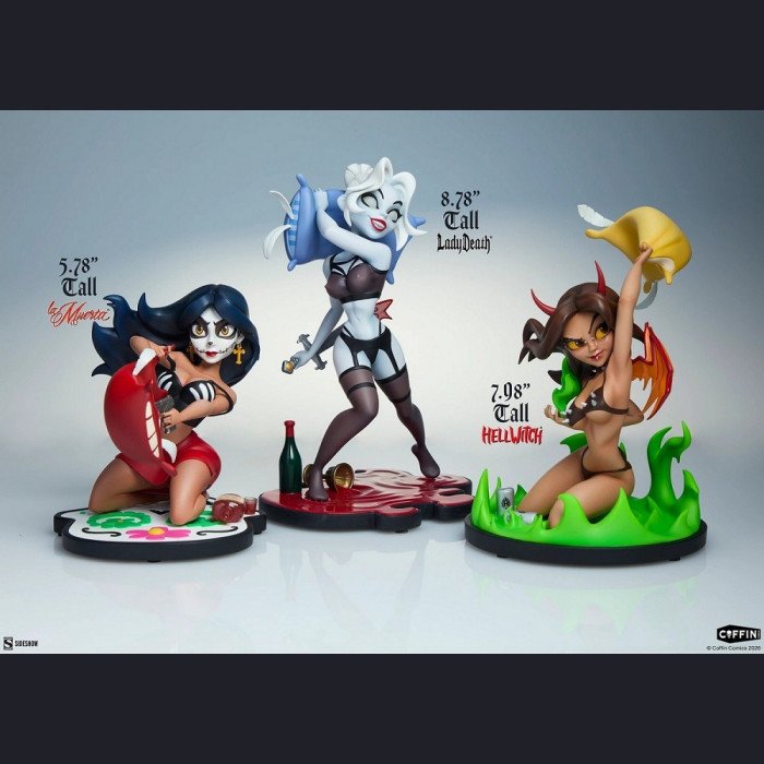 Sideshow - Lady Death&Hellwitch&La Muerta - Coffin Comics