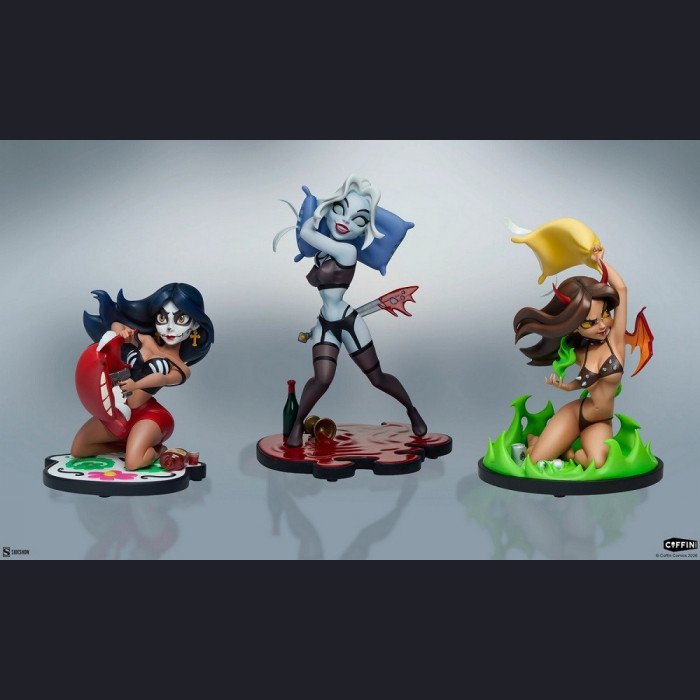 Sideshow - Lady Death&Hellwitch&La Muerta - Coffin Comics