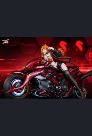 Aetheria Studio - Asuka Langley - Original Realistic Concept · Sci‑Fi Motorcycle Series