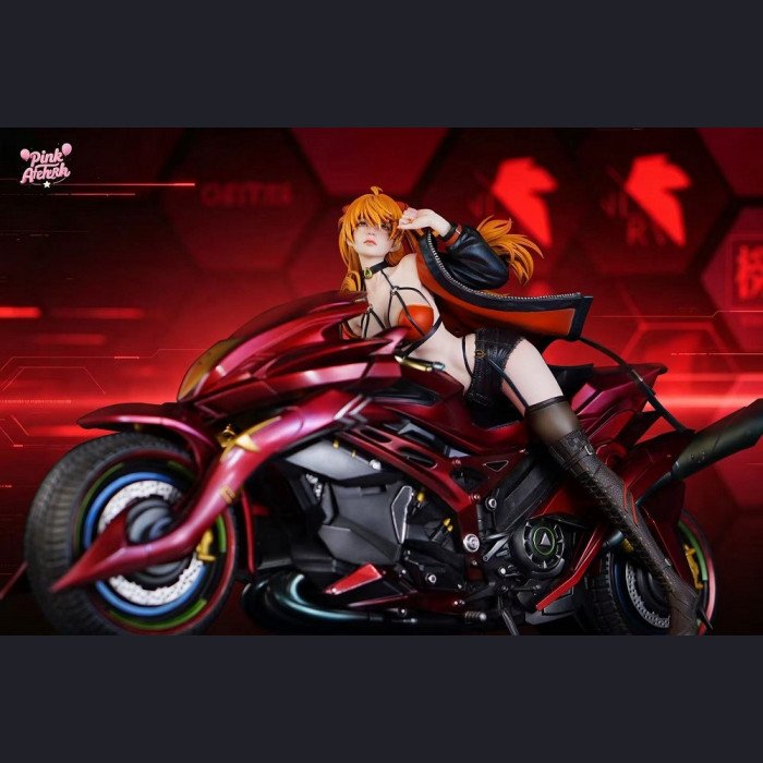 Aetheria Studio - Asuka Langley - Original Realistic Concept · Sci‑Fi Motorcycle Series