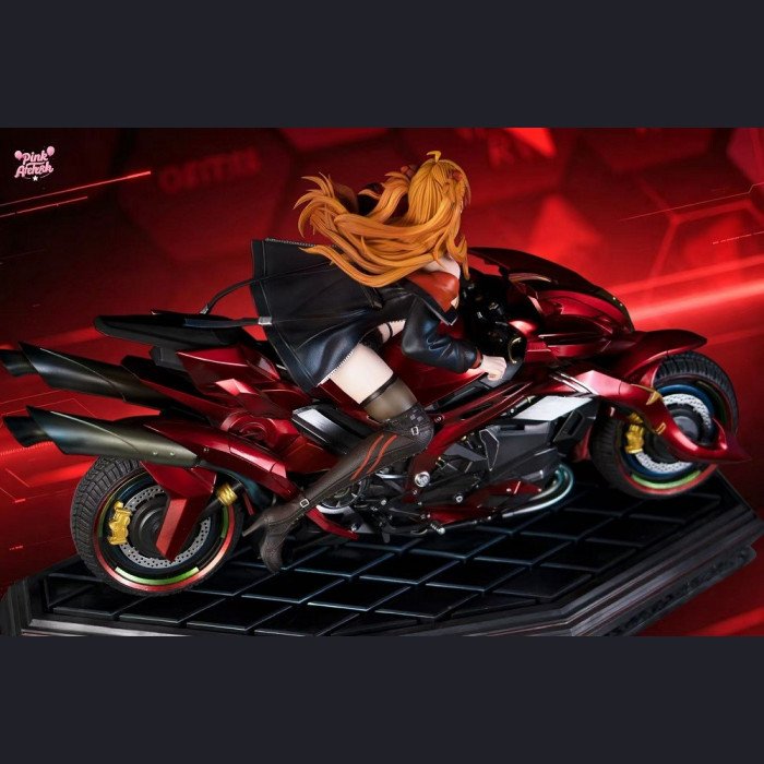 Aetheria Studio - Asuka Langley - Original Realistic Concept · Sci‑Fi Motorcycle Series