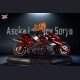 Aetheria Studio - Asuka Langley - Original Realistic Concept · Sci‑Fi Motorcycle Series