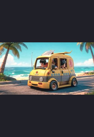 TOR-Studios - Master Roshi’s Capsule Van - Dragon Ball